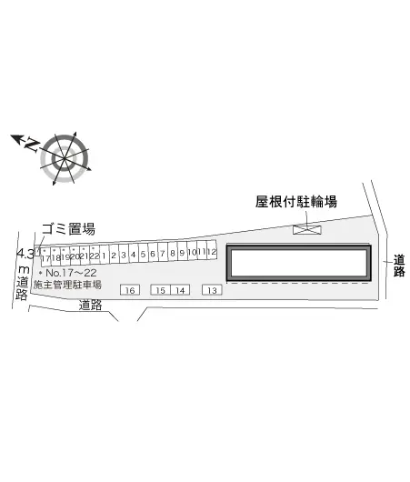 ★手数料０円★入間郡毛呂山町平山２丁目　月極駐車場（LP）